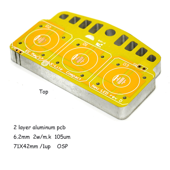 2 Layer အလူမီနီယမ် PCB